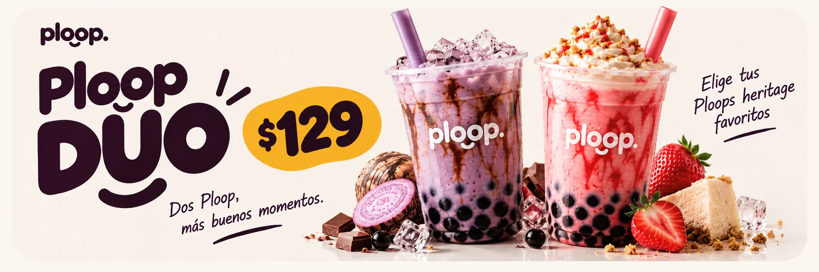 Ploop Dúo $129. Dos Ploop Heritage a elegir.
